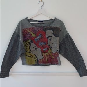 The clas-sic women sweater size S , 3/4 sleeve